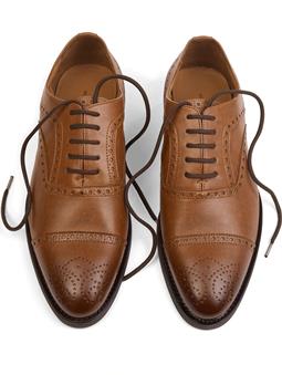 Will's Vegan Store Goodyear Welt Brogues Tan
